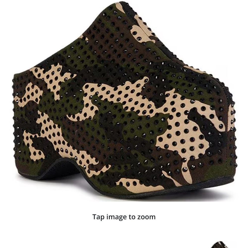 Azalea Wang Army Diamond Clog